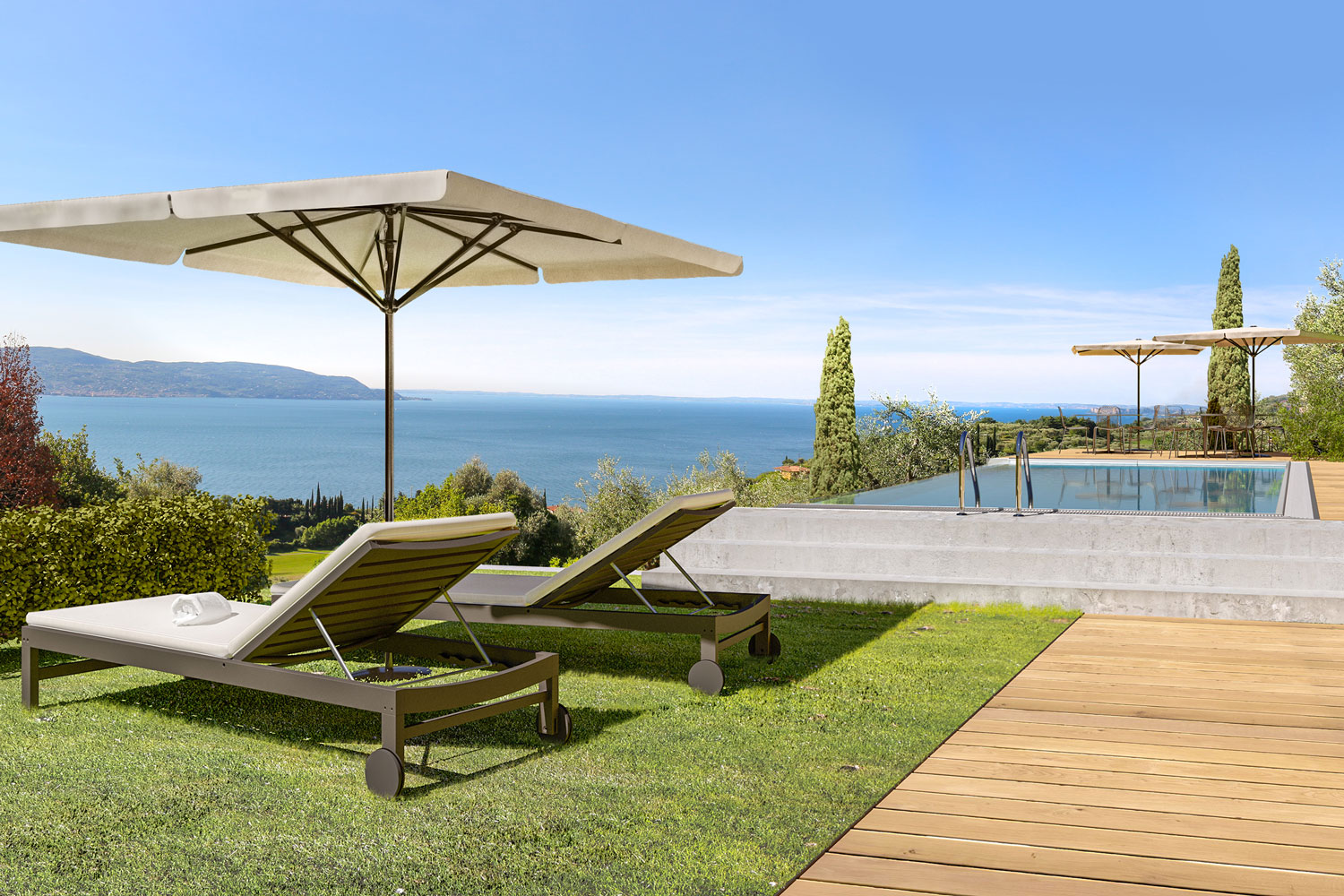 Villa am Gardasee mieten mit privatem Pool