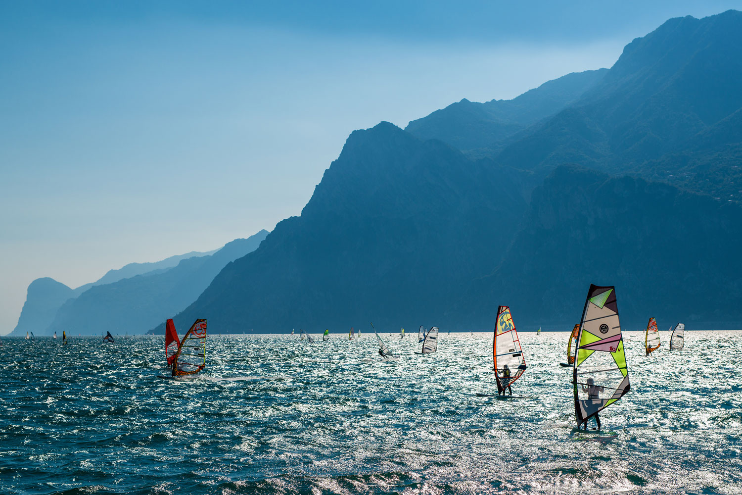 Wind Surfing Lake Garda